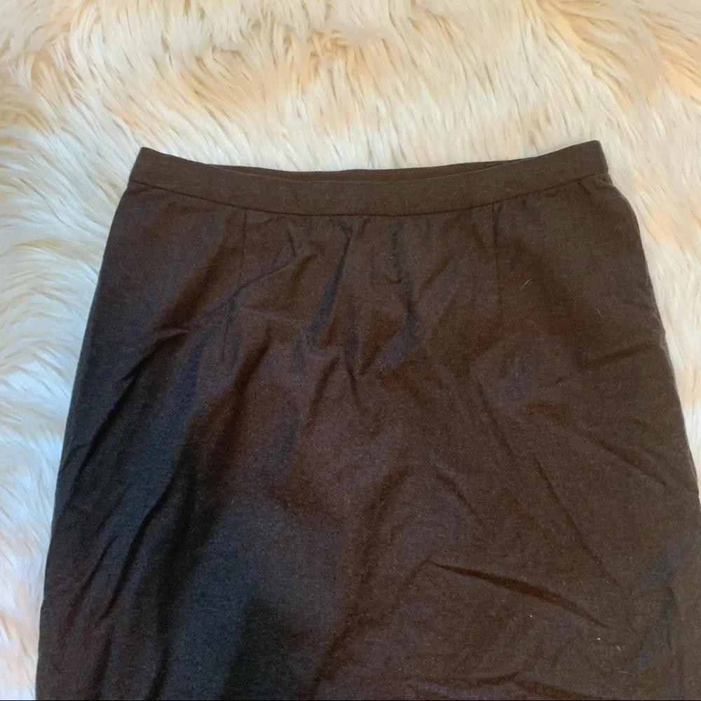 Vintage Giorgio Armani Women's Size 42 (US 10) Pencil Skirt Dark Brown High-Rise